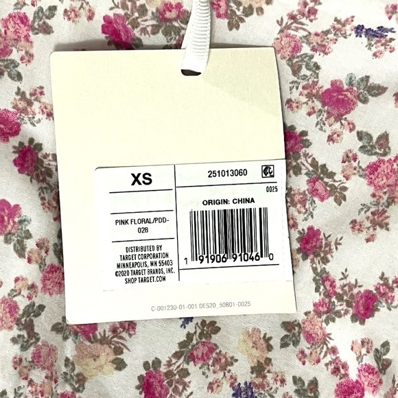 LoveShackFancy x Target Camille Babydoll Dress XS Cottagecore Floral Tiered NWT - Picture 9 of 10